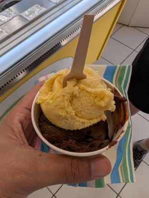 Extra chocolate and orange at Joy Madal in Geneva