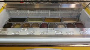 Vegan ice cream at Joy Madal in Geneva