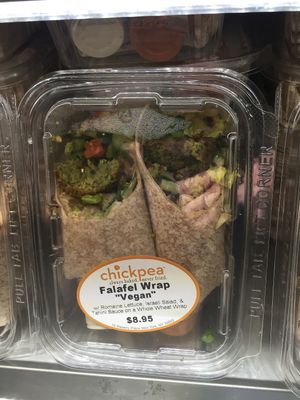 Falafel wrap at Chickpea in New York City