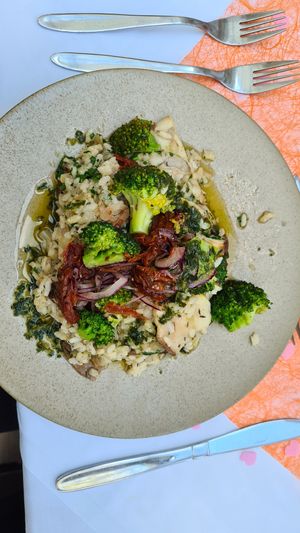 Mushroom risotto at Thermenrestaurant in Baden
