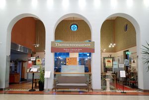 Entrance at Thermenrestaurant in Baden