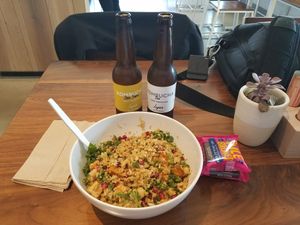 Very Vegan salad!!!!!  wow wow wow at Upbeet in Atlanta