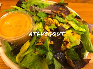 Beyond meat salad  at Upbeet in Atlanta