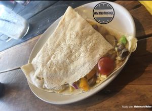 Vegan veggie crepe  #mynutrifuel at The Lemon Witch Kitchen in Leigh-on-sea