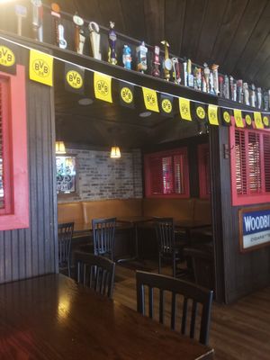 Festive place at Union Jack Pub in Indianapolis