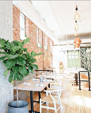 Inside at The Garden Table in Indianapolis