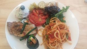 Plate #1 at Loving Hut - Yangjae Juam in Gyeonggi-do