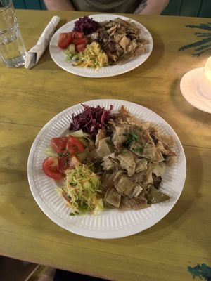 Vegan lazanki  at The Singing Rooster in Penzance