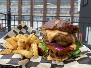 Burger  at Sprouting Dreams in Dayton