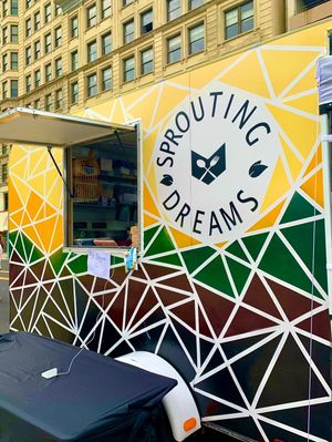 The Sprouting Dreams food truck  at Sprouting Dreams in Dayton