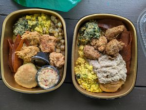 Father's day meal at Sprouting Dreams in Dayton