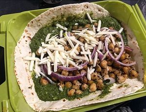 Chickpea Wrap at Sprouting Dreams in Dayton