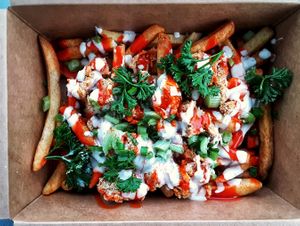 Buffalo Fries at Sprouting Dreams in Dayton
