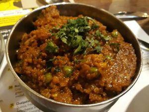 Soya Keema Peas at Chai Naasto in Beckenham