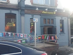 Outside at Chai Naasto in Beckenham