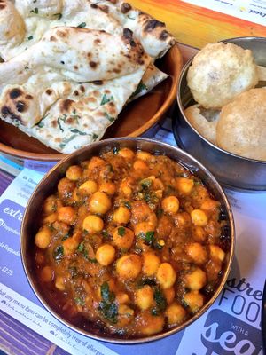 Chole & Kale Masala at Chai Naasto in Beckenham