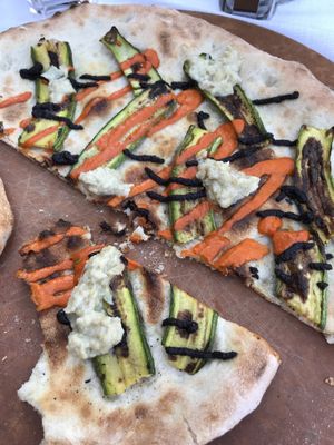 This is a pizza. Seriously!? at Kicks in Santa Margherita