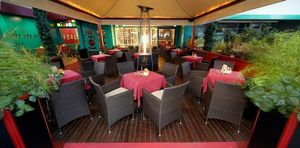 Outside at Kavarna Lucifer in Velenje