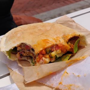 Falafel sandwich at Falafel Inc - Georgetown in Washington