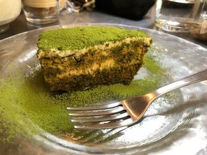 Vegan Matcha Tiramisu at Natudeco in Kamakura