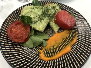 Smashed Avo  at ManicOrganic Cafe in Penrith