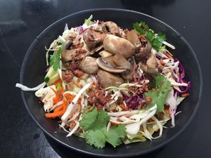Vietnamese noodle salad at Mint and Jam in Yea