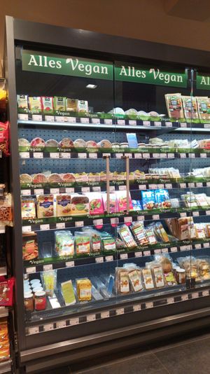 Cheese and other things at denn's Biomarkt - Margaretenstr 21 in Vienna