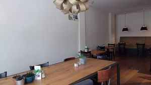 Inside at Logica Cafe Restaurant in Leiden