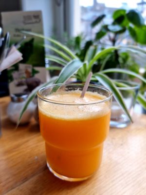 Fresh juice at Logica Cafe Restaurant in Leiden