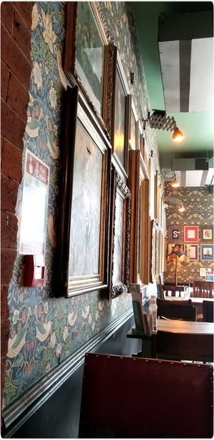 That wallpaper!!   at Lounges - Molino Lounge in Oldham