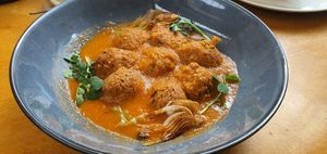 Albóndigas veganas!! at Silverio Urban Coffee & Shop in Queretaro