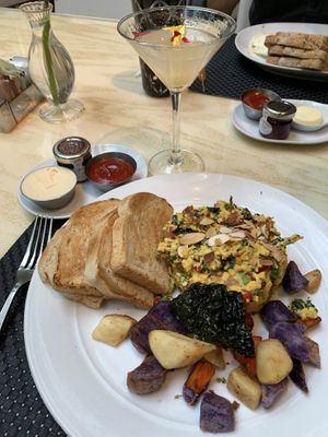 Vegan brunch  at Wynn Hotel - Jardin in Las Vegas