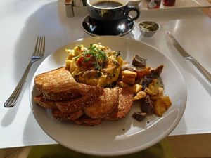 Scramble Just Egg at Wynn Hotel - Jardin in Las Vegas