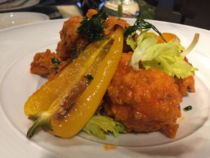 Buffalo cauliflower wings at Wynn Hotel - Jardin in Las Vegas
