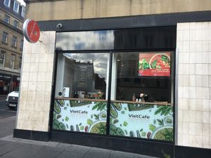 outside  at VietCafe in Newcastle Upon Tyne