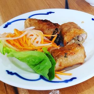 Vegan Spring Rolls.  at VietCafe in Newcastle Upon Tyne