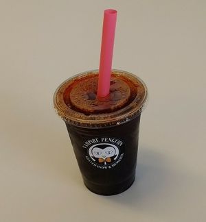 Vegan Thai Tea With Boba at Vampire Penguin in Eureka