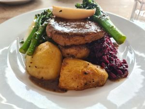 Vegan roast at Society Standard in Cardiff