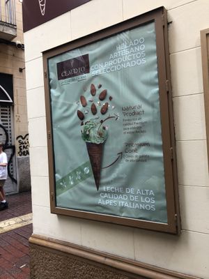 A variety of sugar free options as well  at Claudio - Gelato con Passione in Mallorca