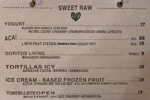 Sweets  at Raw Porto Alegre in Porto Alegre