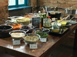 buffet at Raw Porto Alegre in Porto Alegre