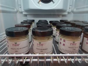 yummy raw vegan desserts at Raw Porto Alegre in Porto Alegre