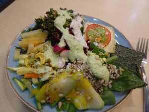 from the open lunch buffet at Raw Porto Alegre in Porto Alegre