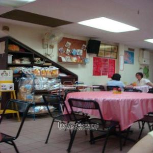 Inside of the restaurant at Wan Fo Yuan in Kuala Lumpur