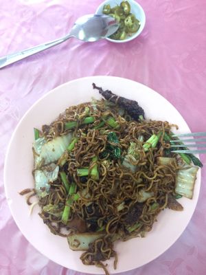 non spicy version of Indian noodle at Wan Fo Yuan in Kuala Lumpur