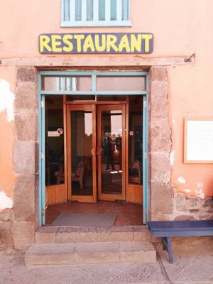 The front door to Ulrike's! at Ulrike's Cafe in Calca