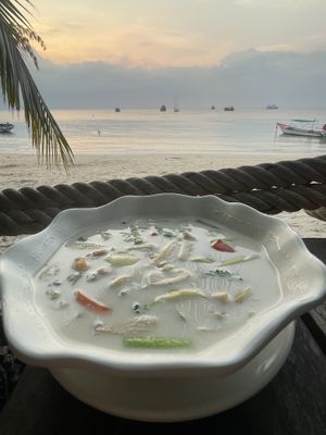 Tom Kha ❤️ so good!   at In Touch in Koh Tao