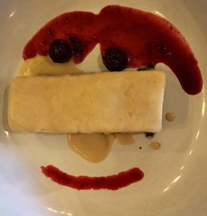 Boozy parfait dessert at Two Wolves Kitchen in Brighton