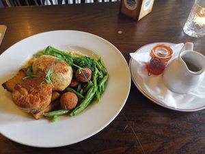 Chicken roast at Two Wolves Kitchen in Brighton