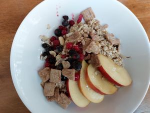 Porridge at Hausboot in Ludwigshafen